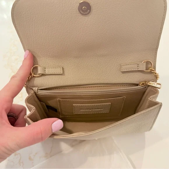 SEE BY CHLOE HANA LEATHER CROSSBODY BEIGE IN COLOR - Picture 7 of 10